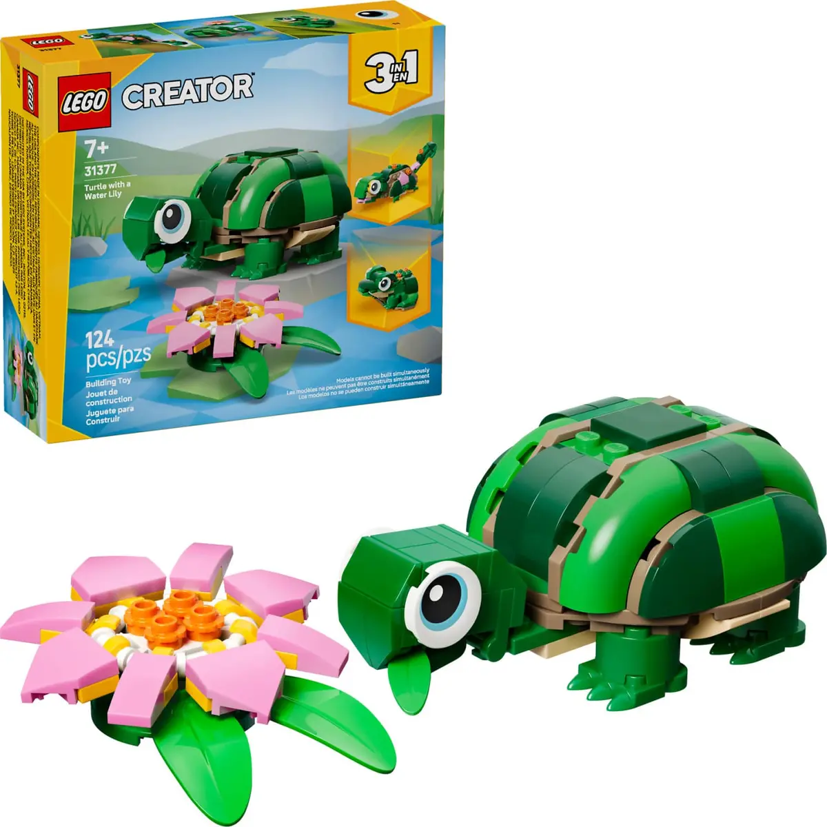 Lego 31377 Turtle With A Water Lily Flower - Creator 3-In-1 1