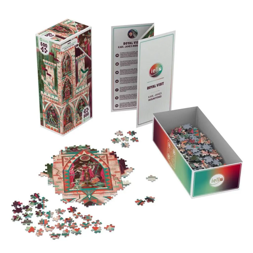 Iello Puzzle Twist Royal Visit 500-Pieces 1