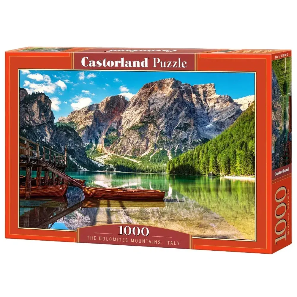 Castorland 1000-Pieces The Dolomites Mountains Italy Puzzle 1