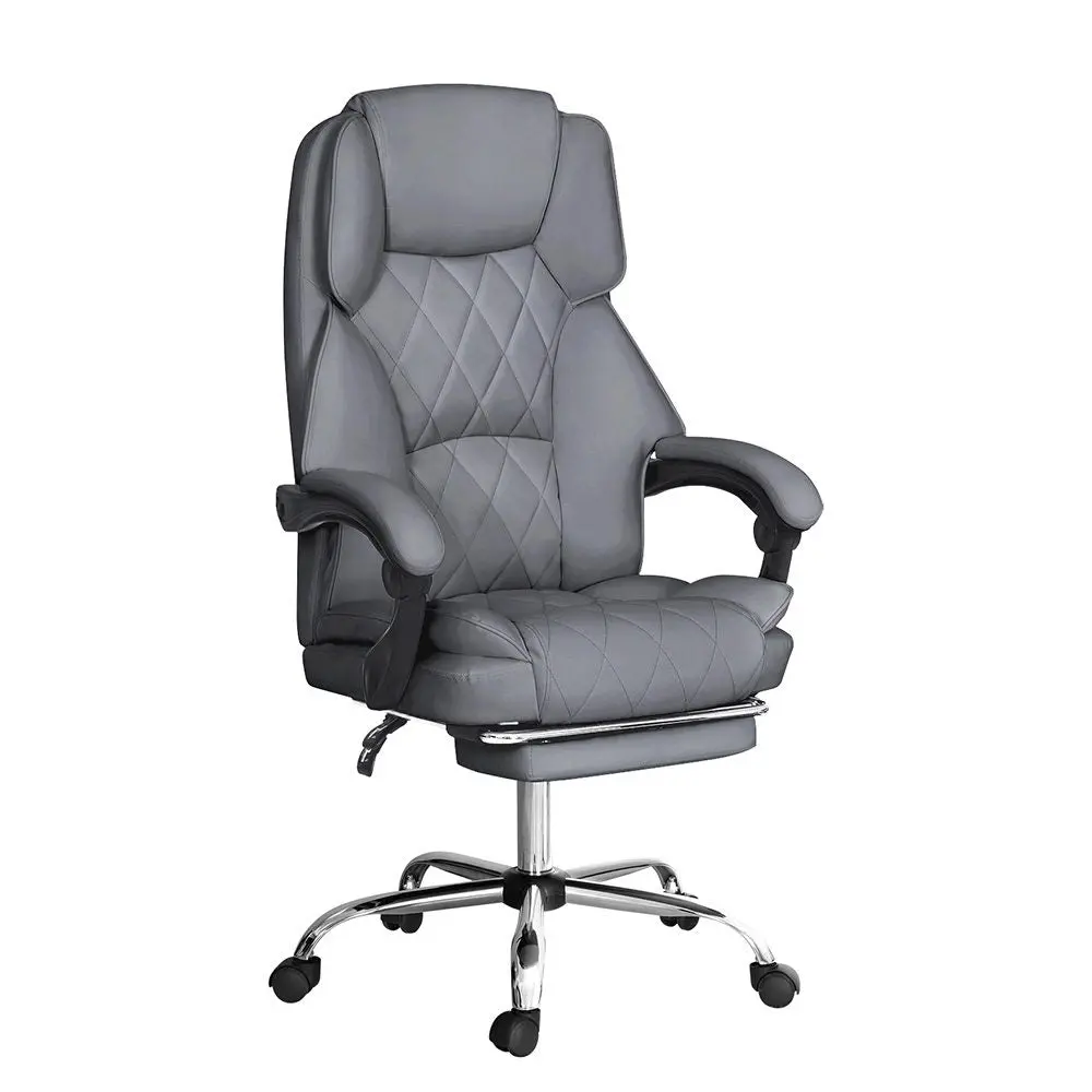 Artiss Executive Office Chair Footrest (Grey) 1