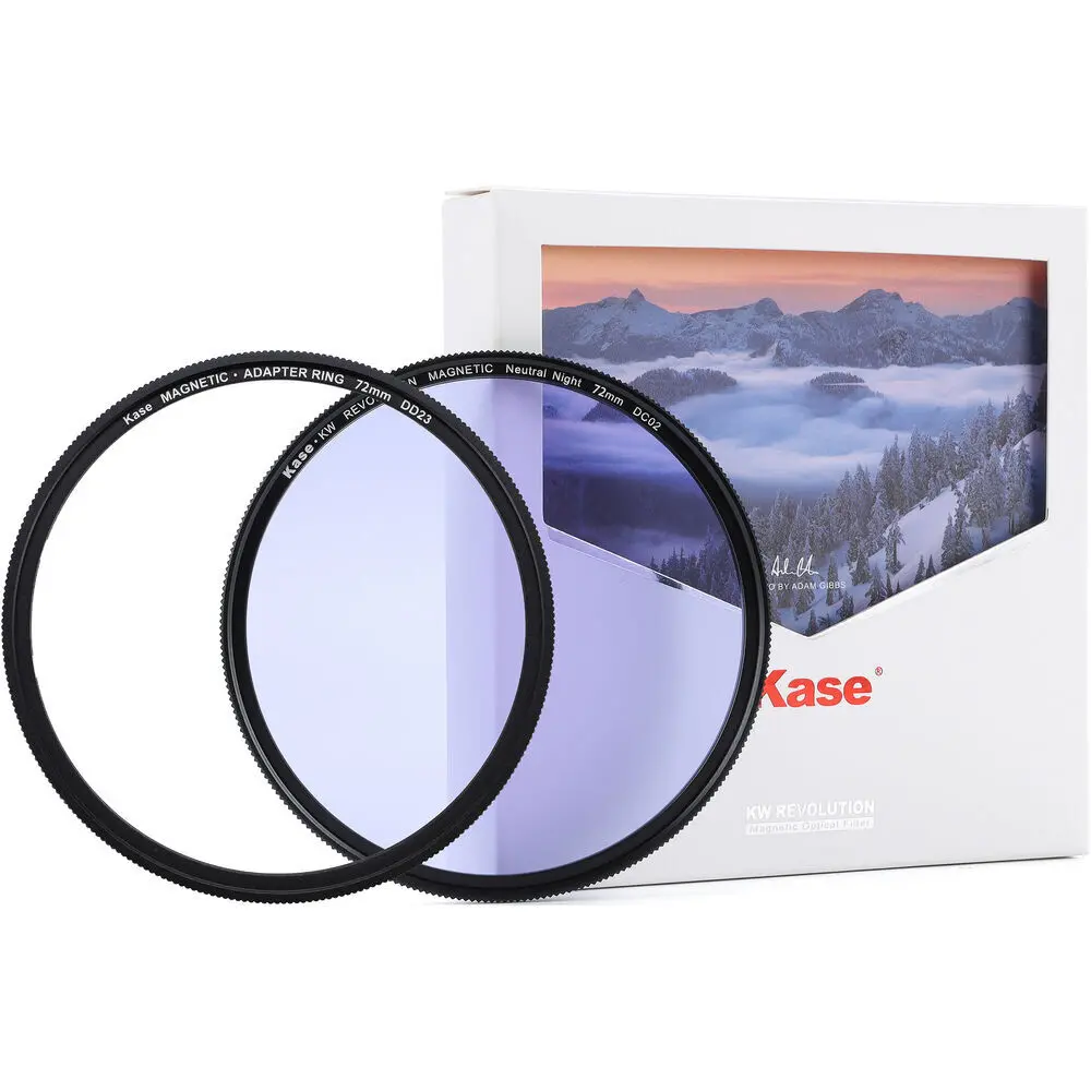 Kase Kw Revolution Neutral Night Pollution Filter With Magnetic Adapter Ring (72Mm) 1