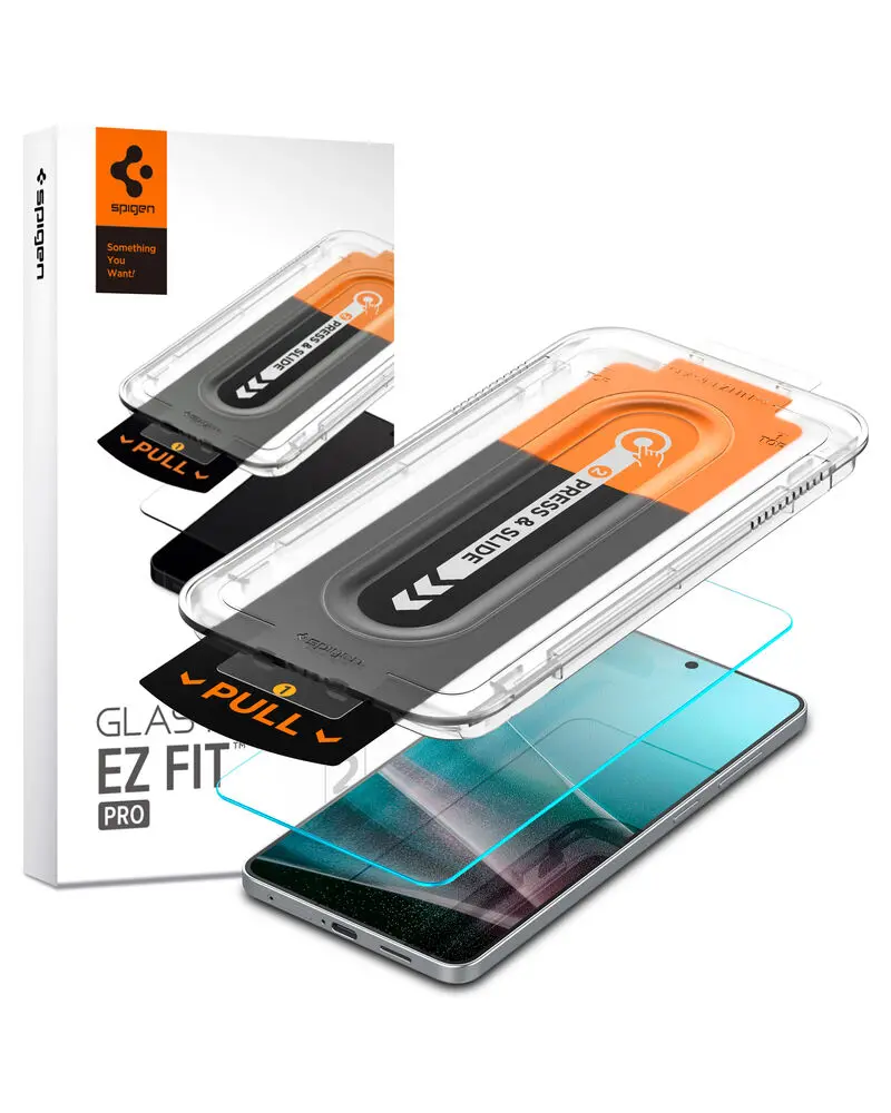 Spigen Samsung Galaxy S25 Edge Glas.Tr Ez Fit Pro Hd Glass Screen Protector - Clear 1