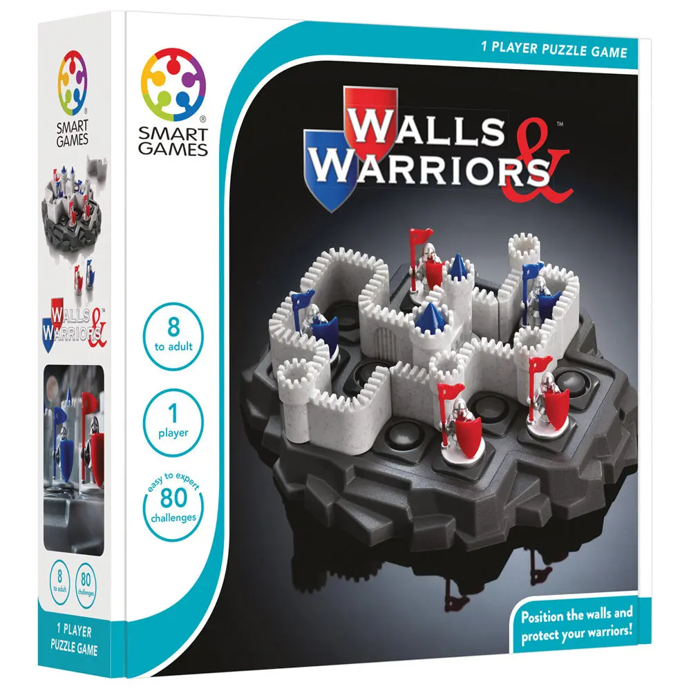 Smart Games Walls And Warriors 1 Player 3D Skill Building Puzzle Game 1