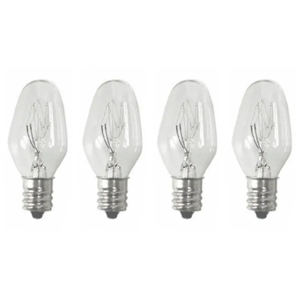Sansai 7W/240V E12 Replacement Bulb [4-Pieces] 1