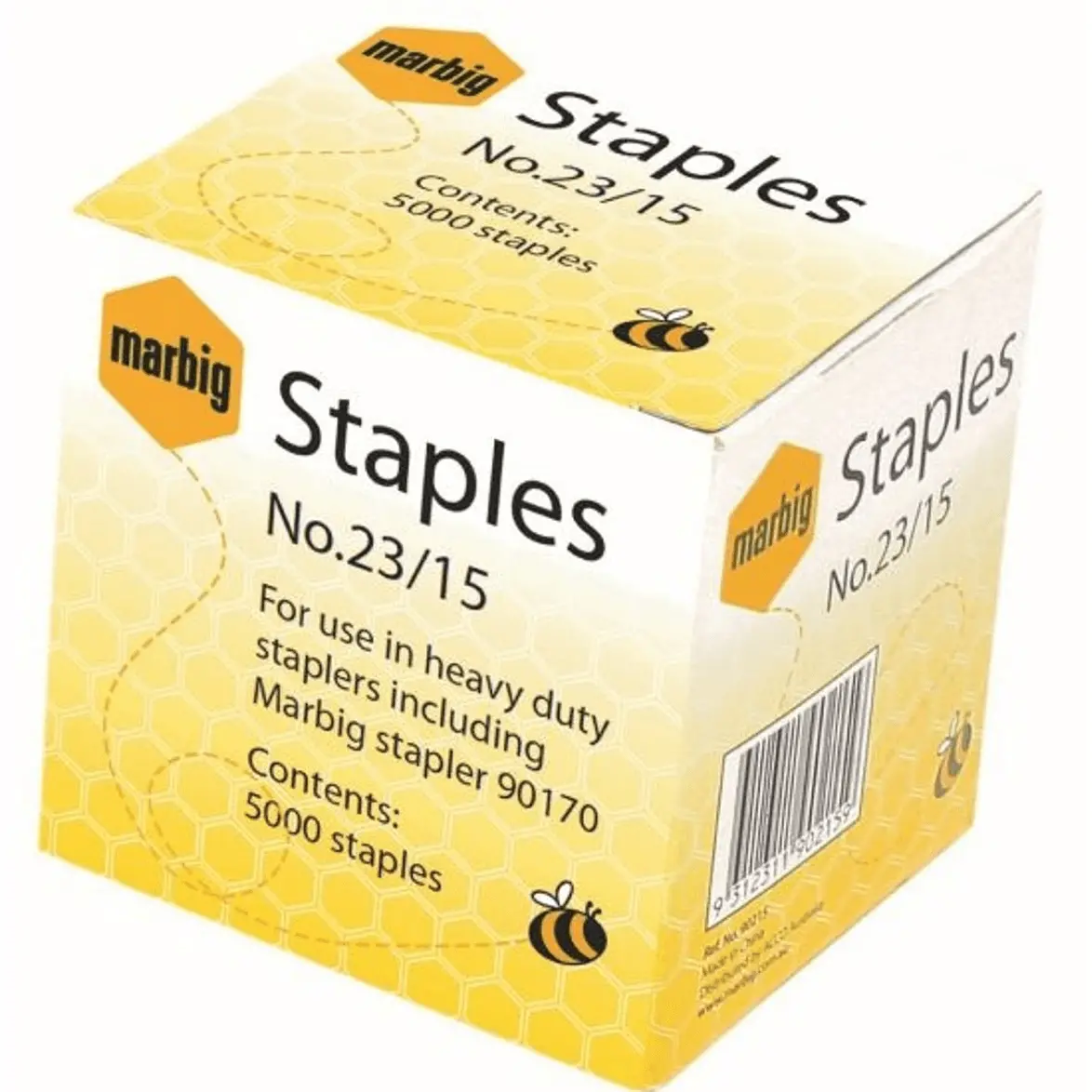 Marbig Heavy Duty Staples 23/15 Box 5000 1