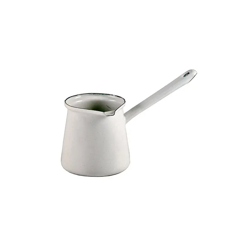 Urban Style 250Ml Enamelware Turkish 5 Coffee Pot (White) 1