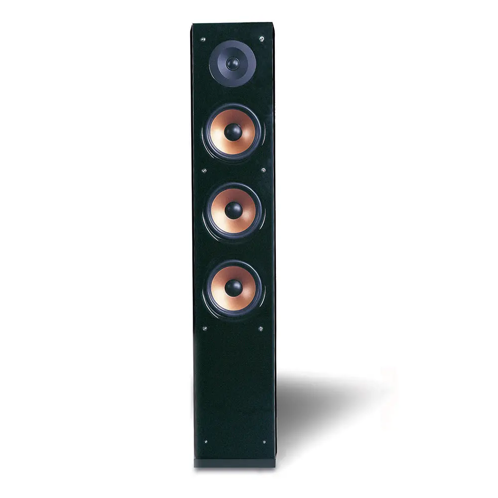 Pure Acoustics 250W Supernova 8 Floor Standing Speaker For Home Theatre Black 2