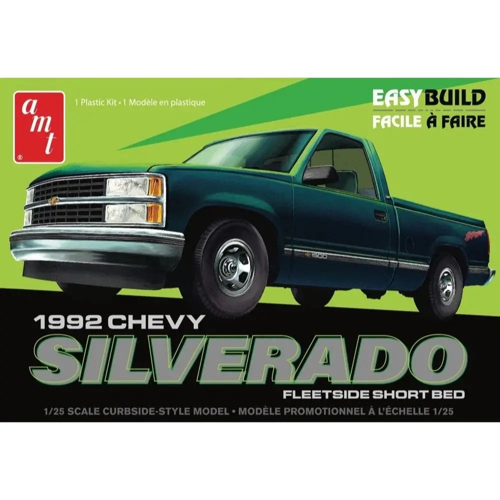 Amt 1/25 1992 Chevy Silverado Model Kit 1