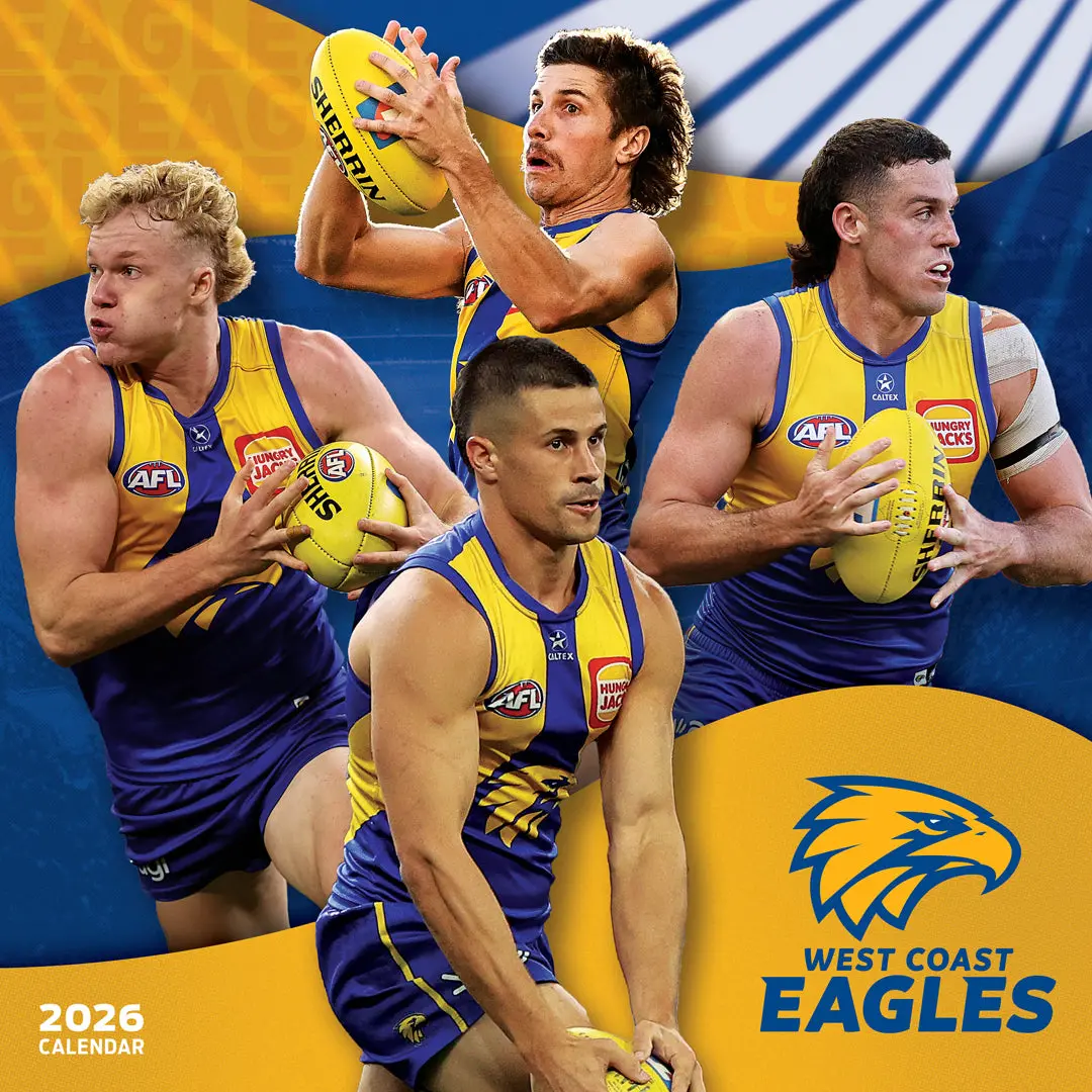 Paper Pocket Afl West Coast Eagles 2026 Calendar 1