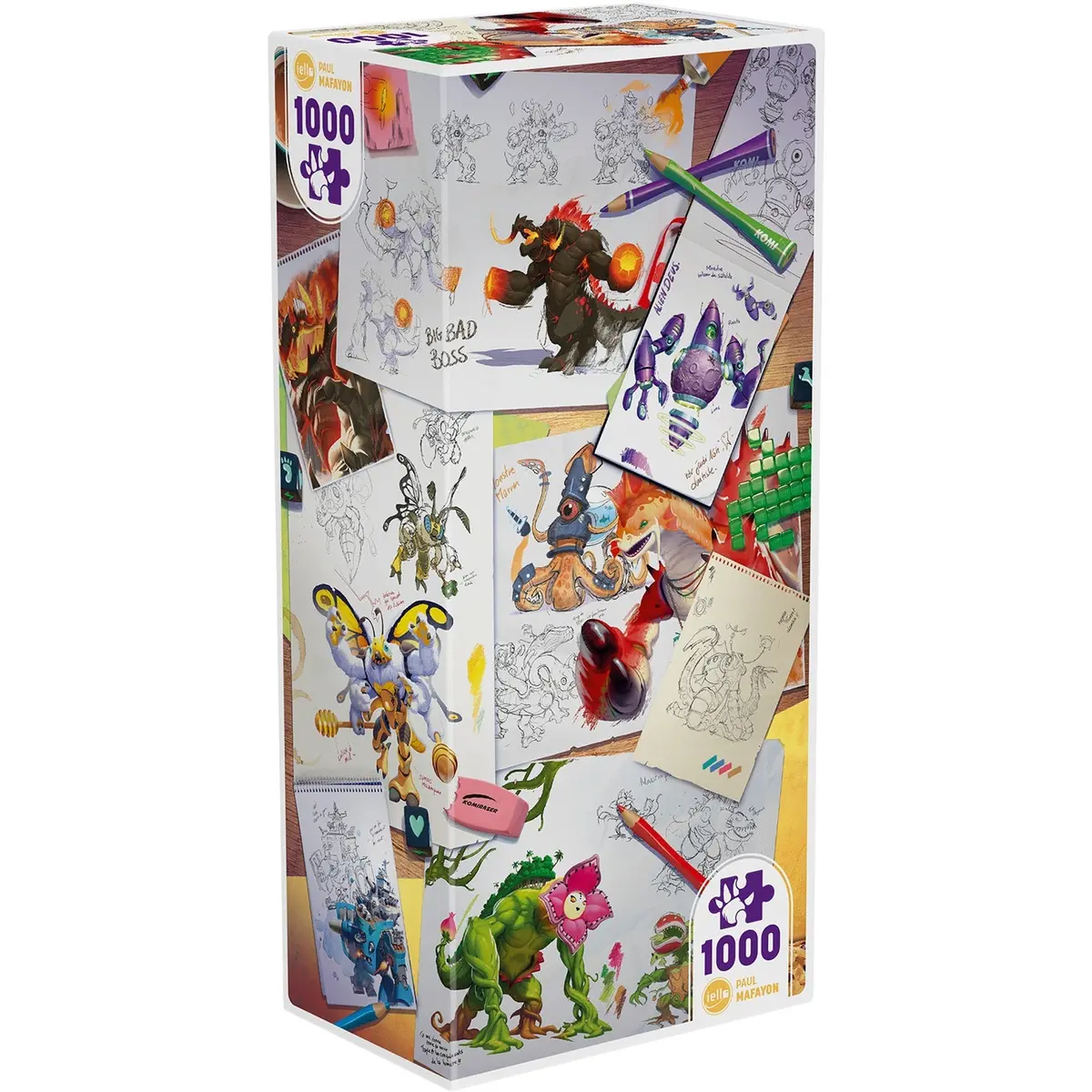 Iello Puzzle Universe Making Of Monster #15 1000 Pieces 1