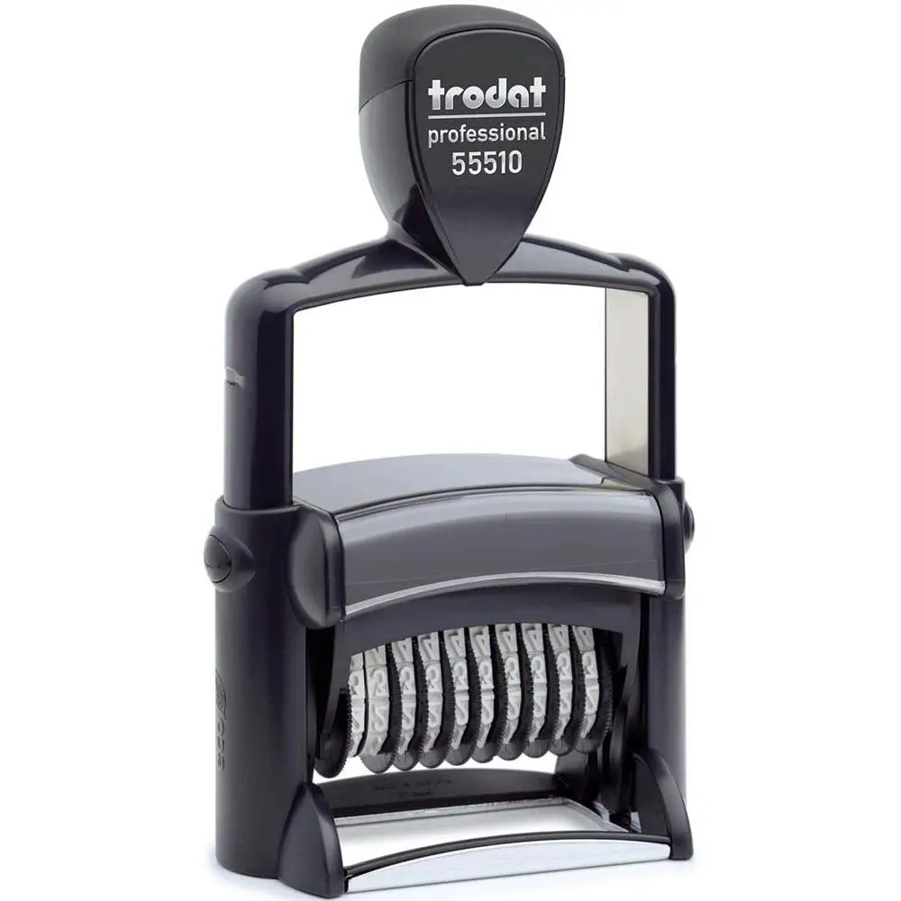 Trodat 55510 Self-Inking Numberer 10 Band Stamp 1