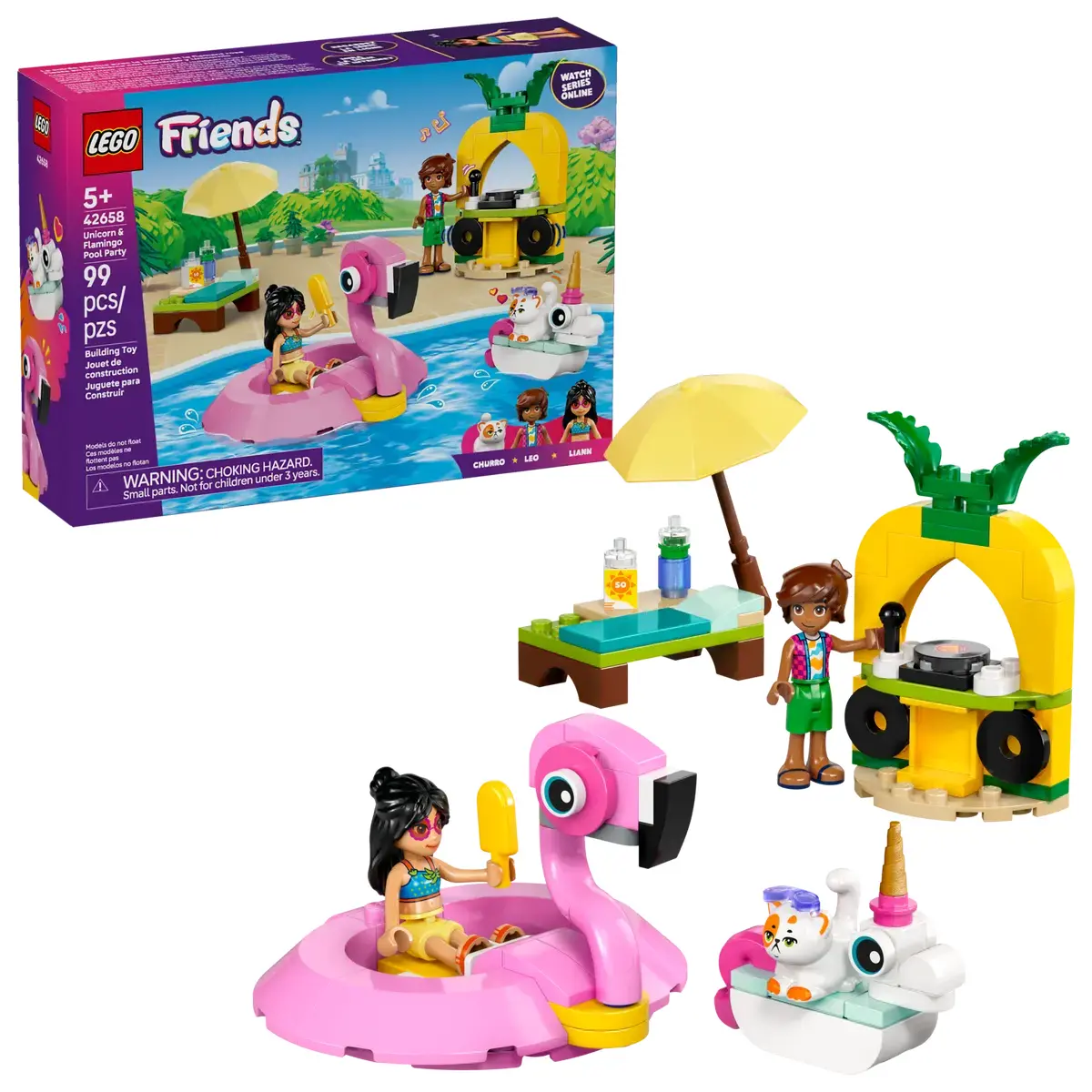 Lego 42658 Unicorn & Flamingo Pool Party - Friends 1