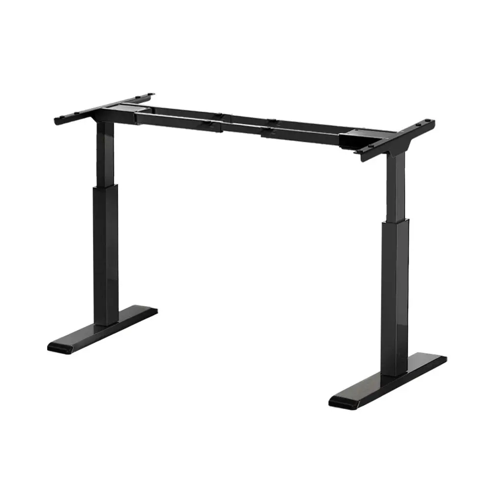 Artiss Standing Desk Frame Only Dual Motor Motorised Black 1