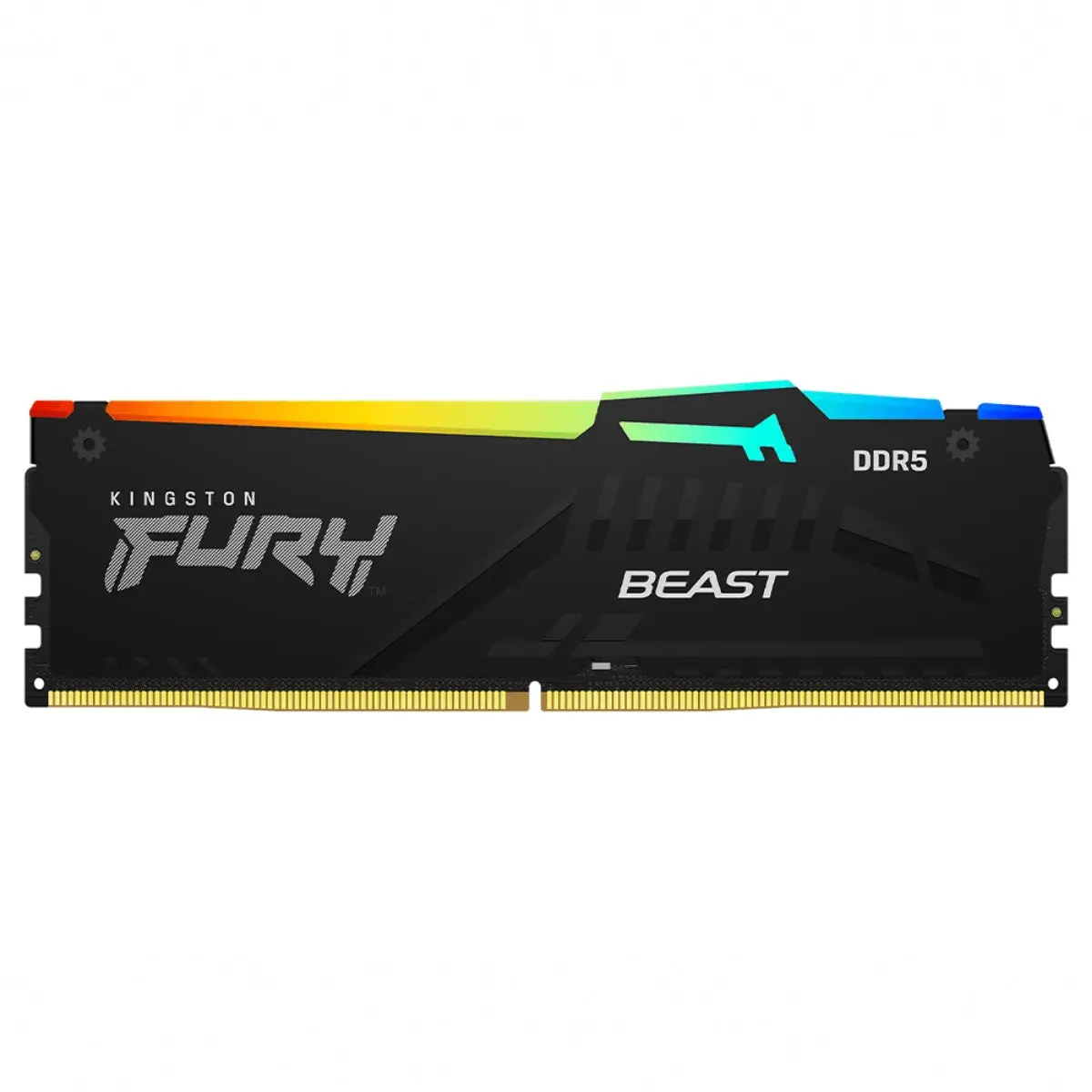 Kingston Fury Beast Ddr5 Rgb16gb (2 X 8Gb) 6000Mt/S C36 Desktop Ram (Black) 1