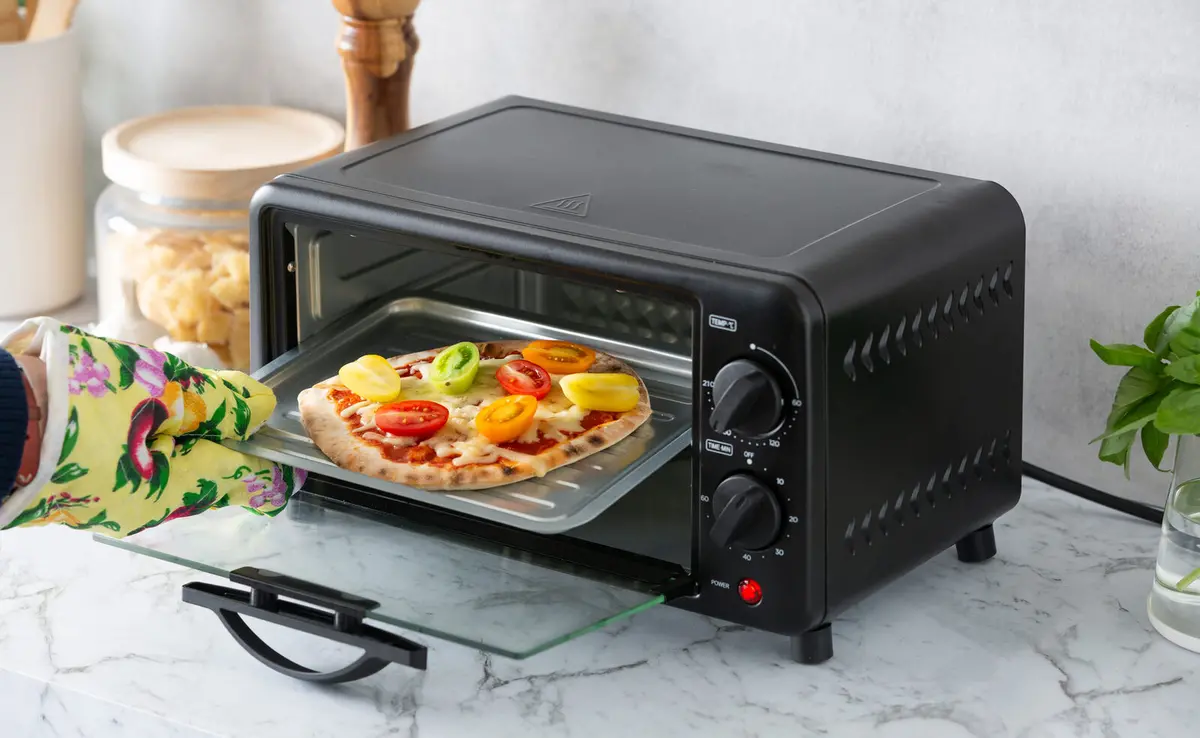 Healthy Choice 10L Pfas-Free Multi-Function Electric Toaster Oven With 2 Shelves 2
