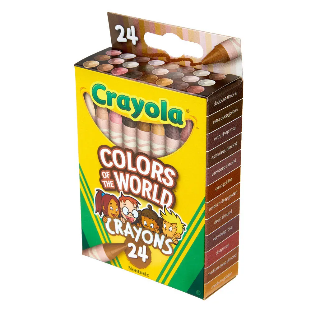 24Pc Crayola Colours Of The World Crayons 3+ 2