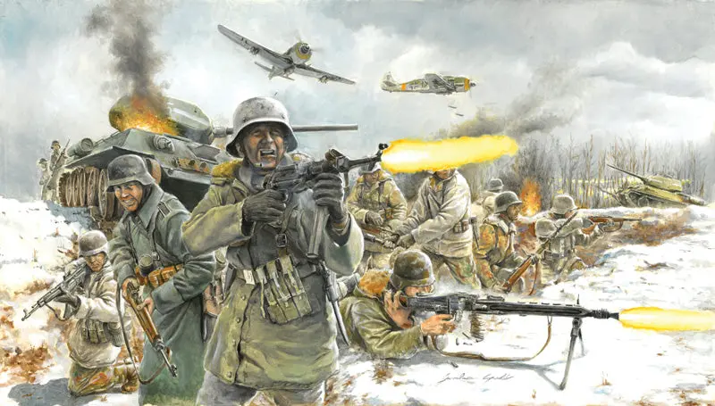 Italeri 1/72 Wwii German Infantry Winter Uniform 2