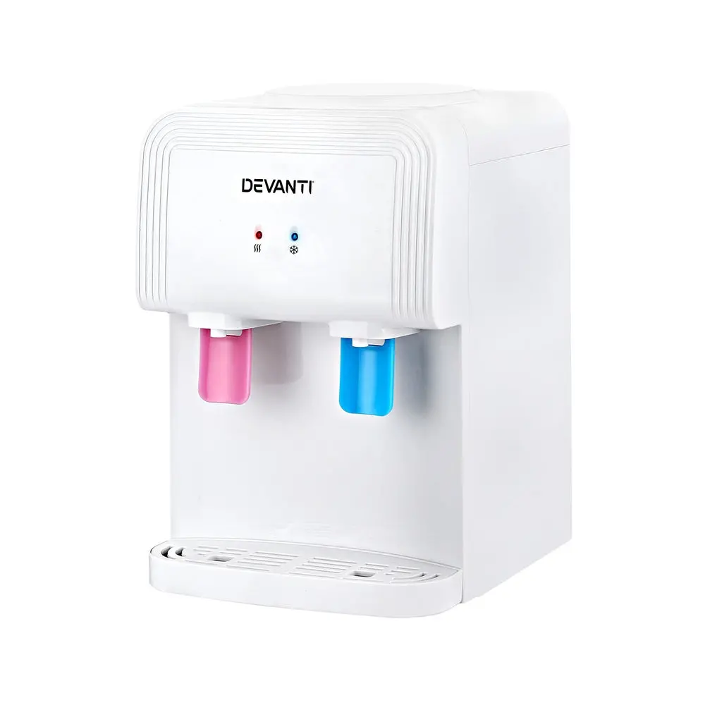 Devanti Water Cooler Dispenser Bench Top White 1