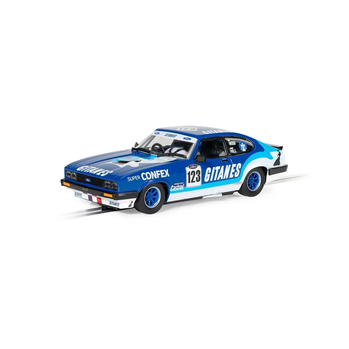 Scalextric Ford Capri Mk3 Jake Hill Slot Car 1