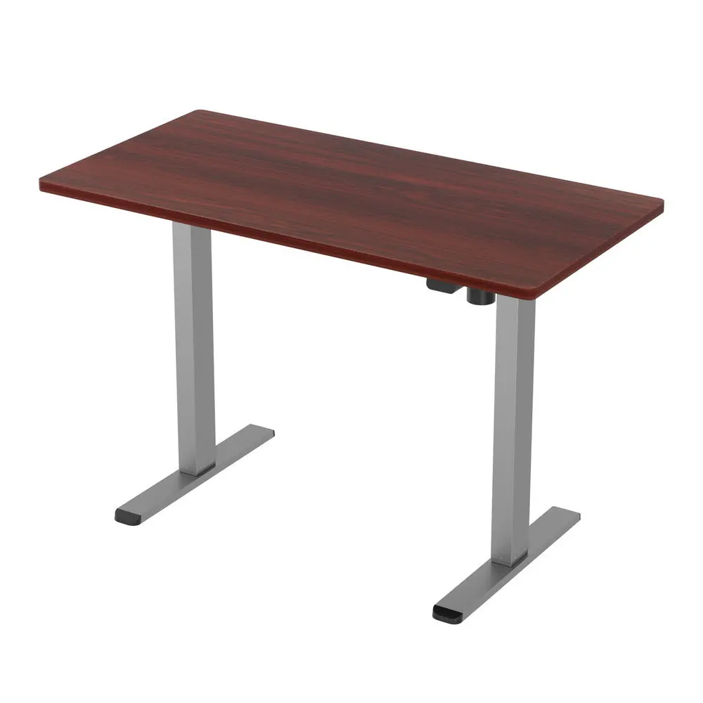 Artiss Standing Desk Motorised 120Cm Walnut 1