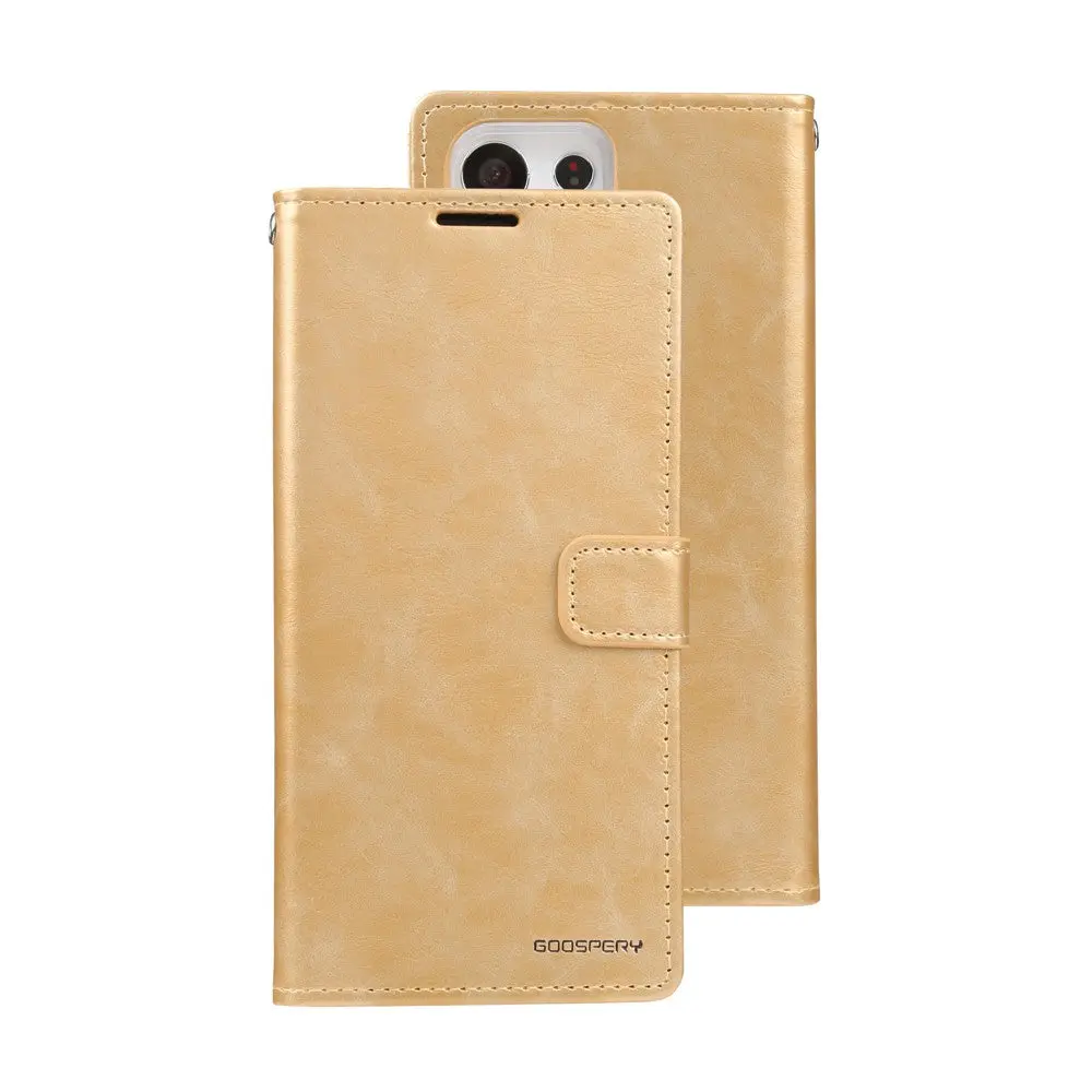 Goospery Bluemoon Diary For Samsung Galaxy S24 Ultra - Gold 1