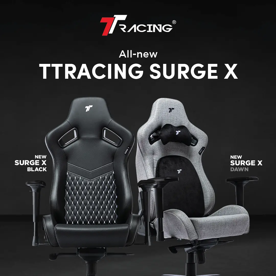 Ttracing Surge X Air Threads Fabric Gaming Chair (Dawn) 2