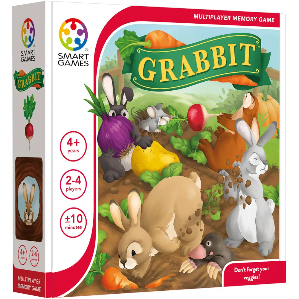 Smart Games Grabbit 2-4 Players Memory Board Game 1