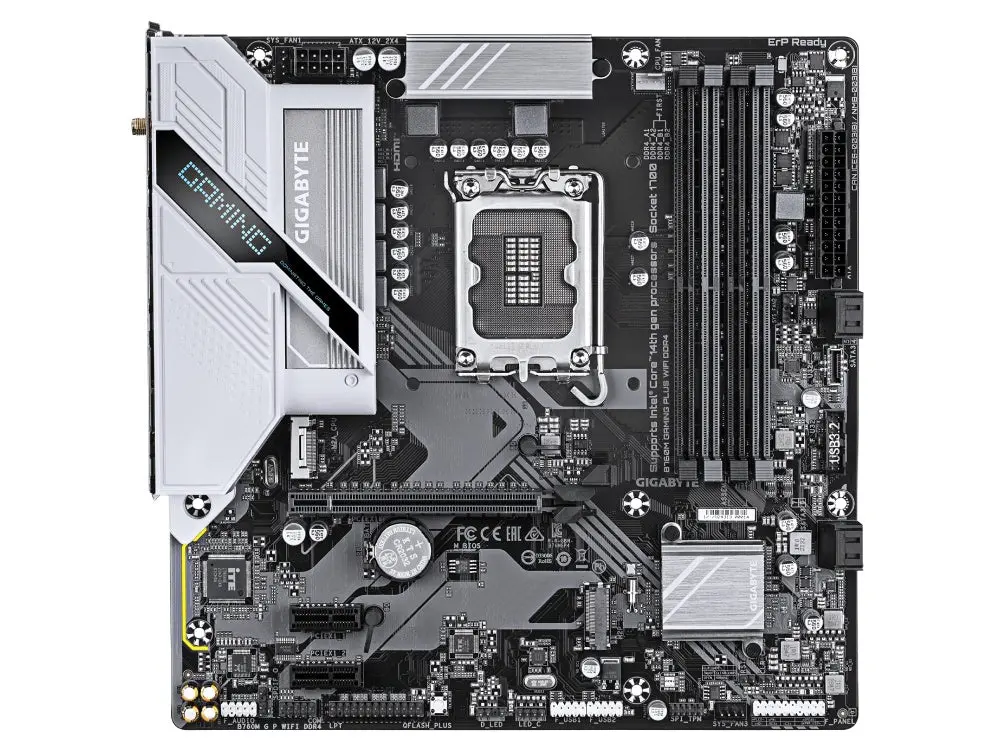 Gigabyte B760m Gaming Plus Wi-Fi Ddr4 Lga1700 Matx Motherboard 1