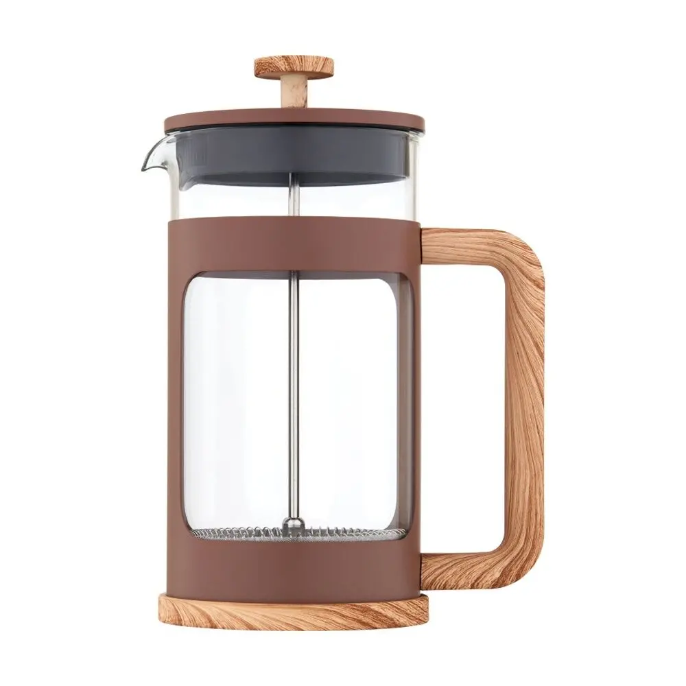 Euroline Plunger French Press Coffee Maker Durable Glass 350Ml (Latte) 1