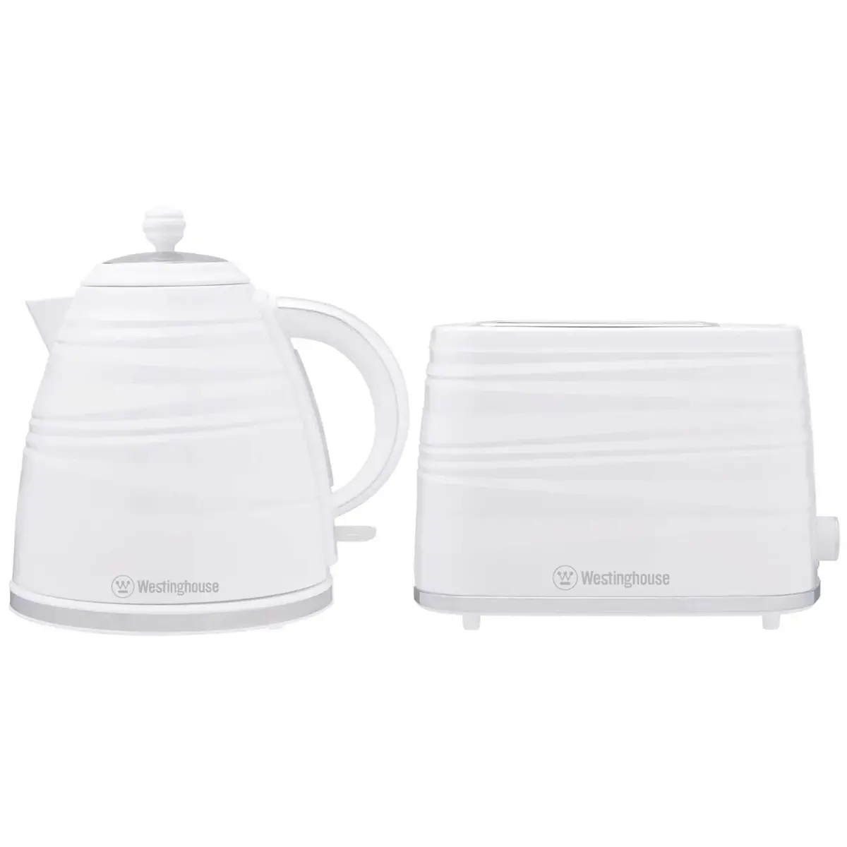 Westinghouse Kettle And Toaster Set 1.7L (White) 1