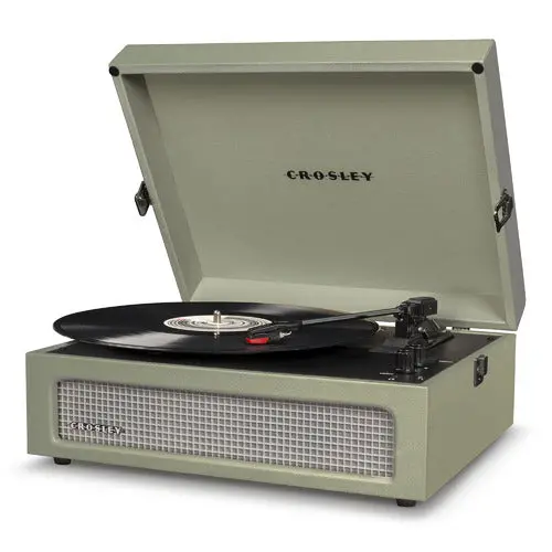 Crosley Voyager Bluetooth Portable Turntable (Sage) 1