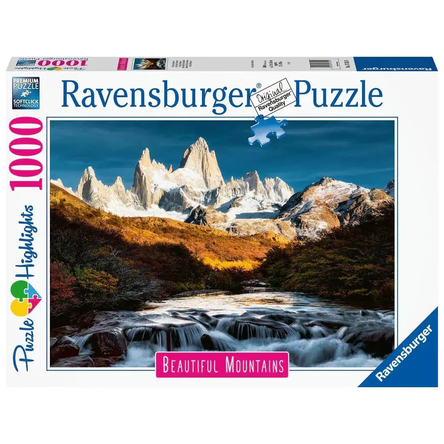 Ravensburger 1000Pc Mount Fitz Roy Patagonia Puzzle 1
