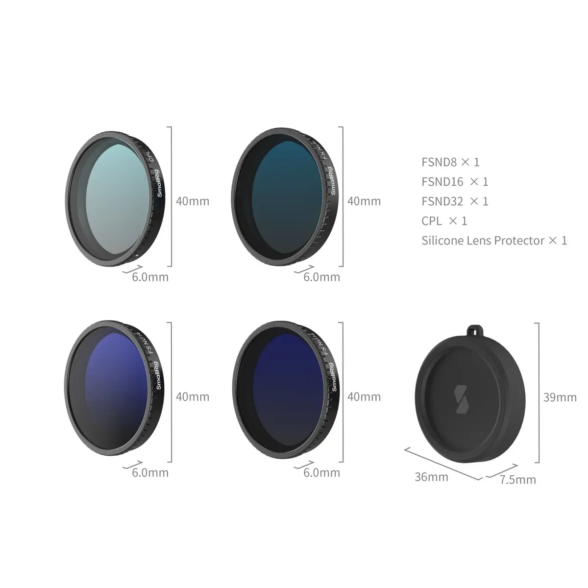 Smallrig Nd Filter Kit For Dji Osmo Action 4/5 Pro 5411 2