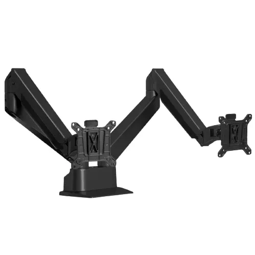 Desky Dual Monitor Arm - Black 1