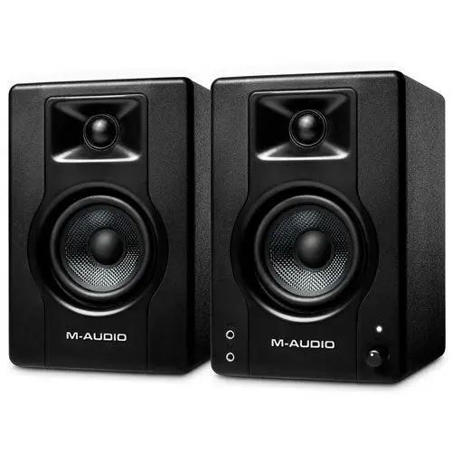 M-Audio Bx3 D3 Powered Studio Desktop Speakers Pair (Black) 1