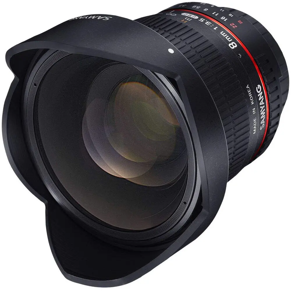 Samyang 8Mm F3.5 Fisheye Umc Ii Camera Lens For Nikon Ae Aps-C (Black) 1