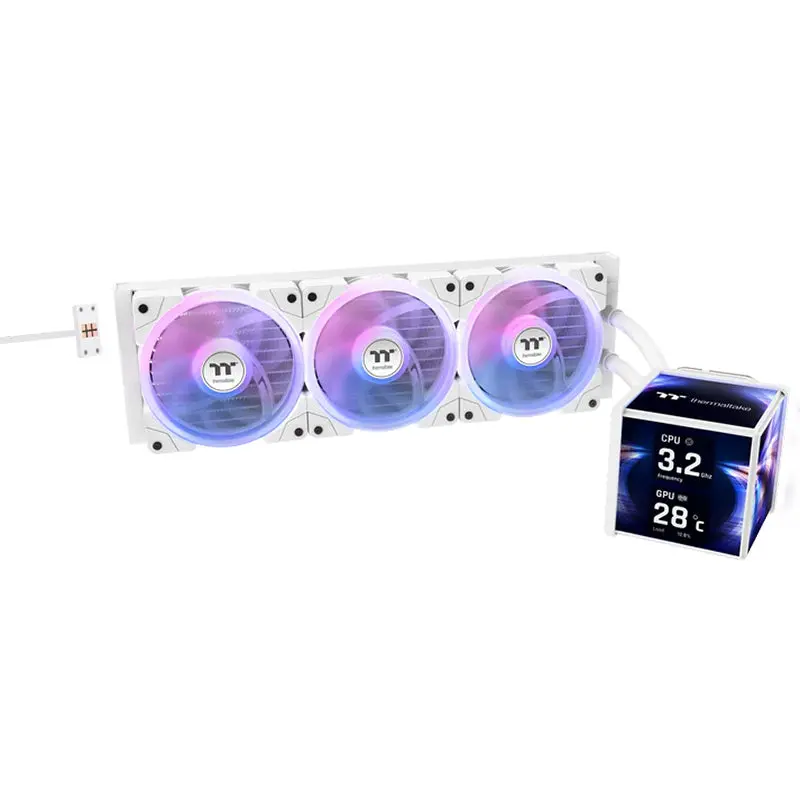 Thermaltake Minecube 360 Ultra Argb Sync Aio Liquid Cooler (Snow) 1