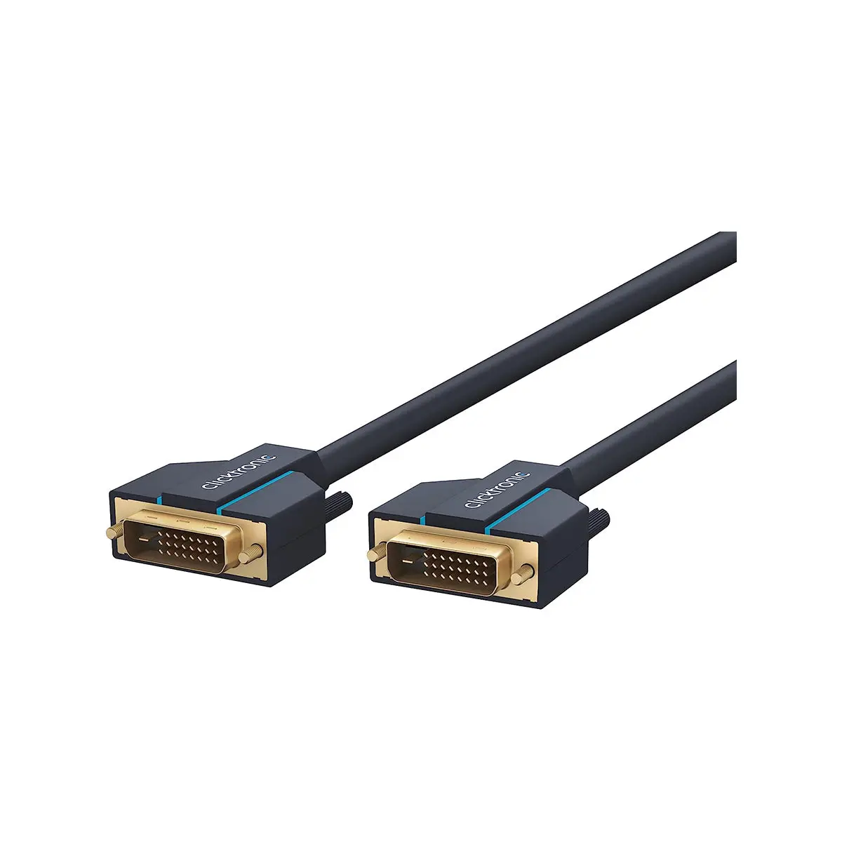 Clicktronic Dvi-D (24+1) Cable - 15M - Black 1