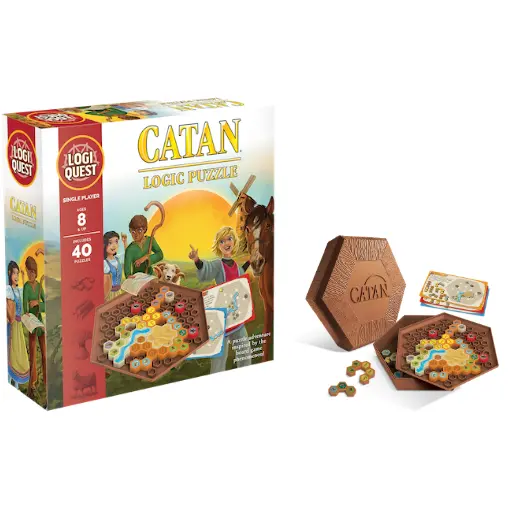 Asmodee Logiquest Catan Logic Puzzle Game 1