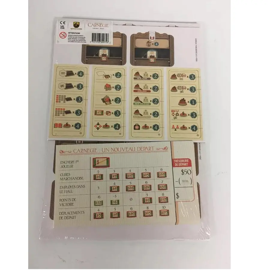 Pegasus Spiele Carnegie: Departments And Donations Expansion Board Game 1