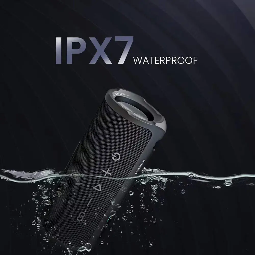 Hifuture Ripple 20W Portable Bluetooth Speaker (Blue) 2