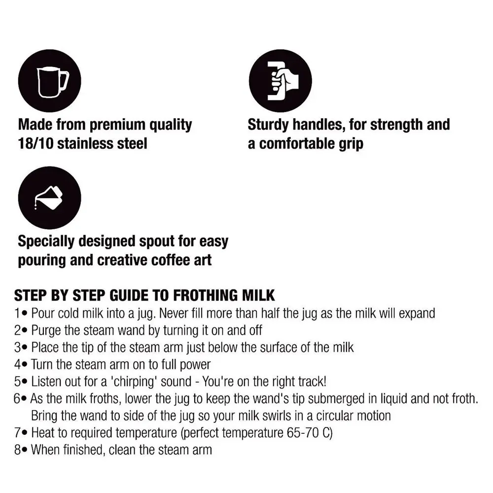 Coffee Culture Stainless Steel 350Ml Milk Frothing Jug Container (Copper) 2
