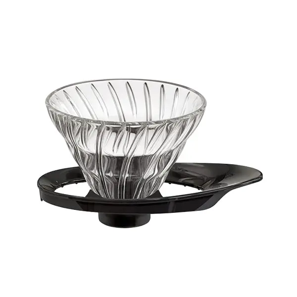 Hario Glass V60 Dripper - 1 Cup / Black 1