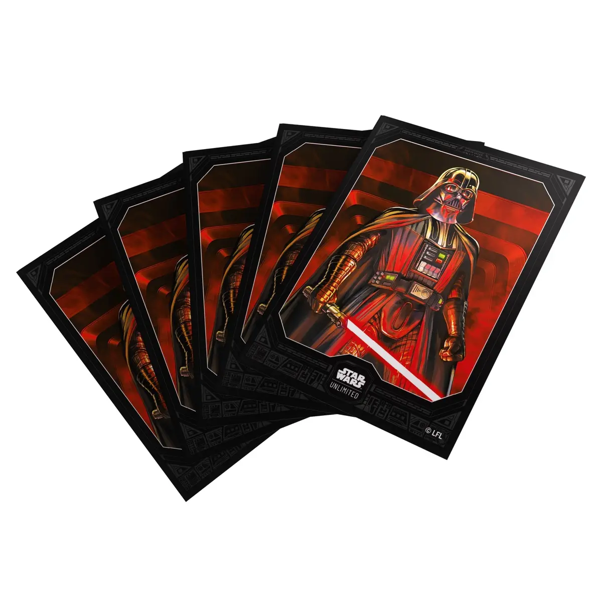 Gamegenic Star Wars Unlimited Premium Art Sleeves - Darth Vader Unstoppable 66Mmx92mm 62 Sleeves Per Pack 1