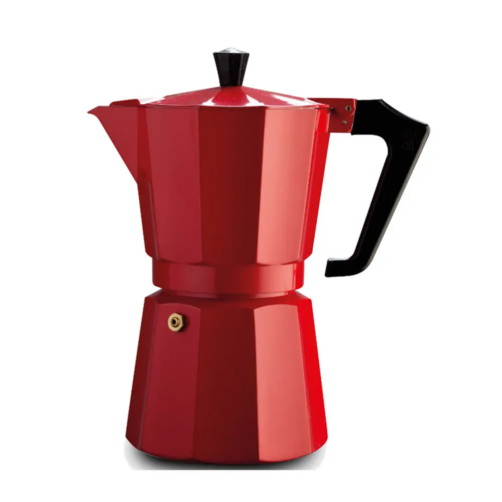 Pezzetti Italexpress Cafetiere 9-Cup Espresso Stovetop Coffee Maker Red 1