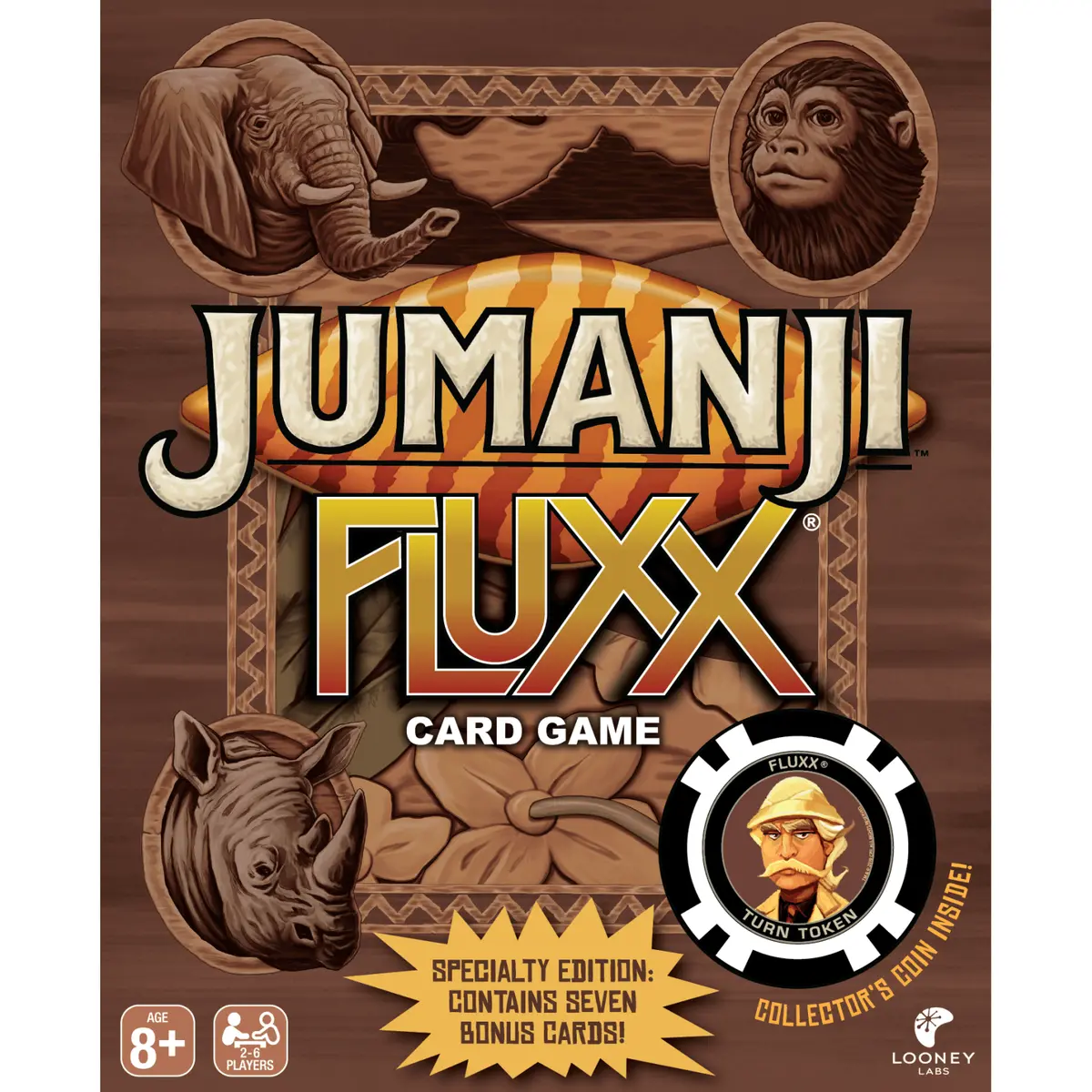 Looney Labs Fluxx Jumanji Fluxx Board Game 1
