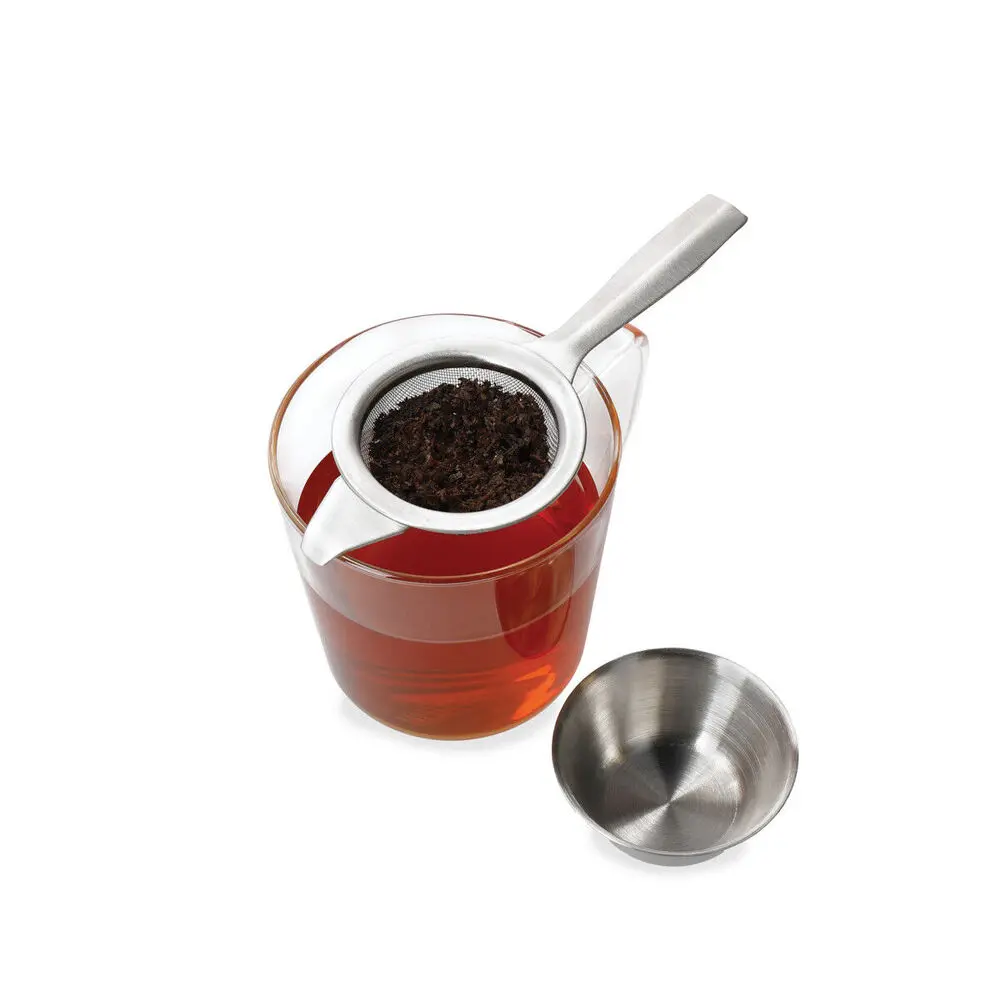 La Cafetiere 14Cm Stainless Steel Tea Strainer With Stand (Silver) 1