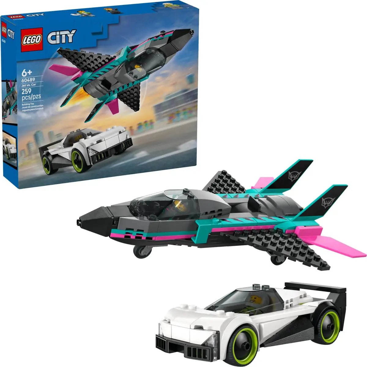 Lego 60489 Jet Vs. Car - City 1