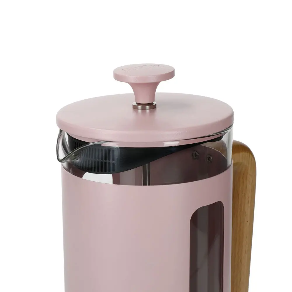 La Cafetiere Pisa 8-Cup 1L Stainless Steel/Glass Coffee French Press (Pink) 2