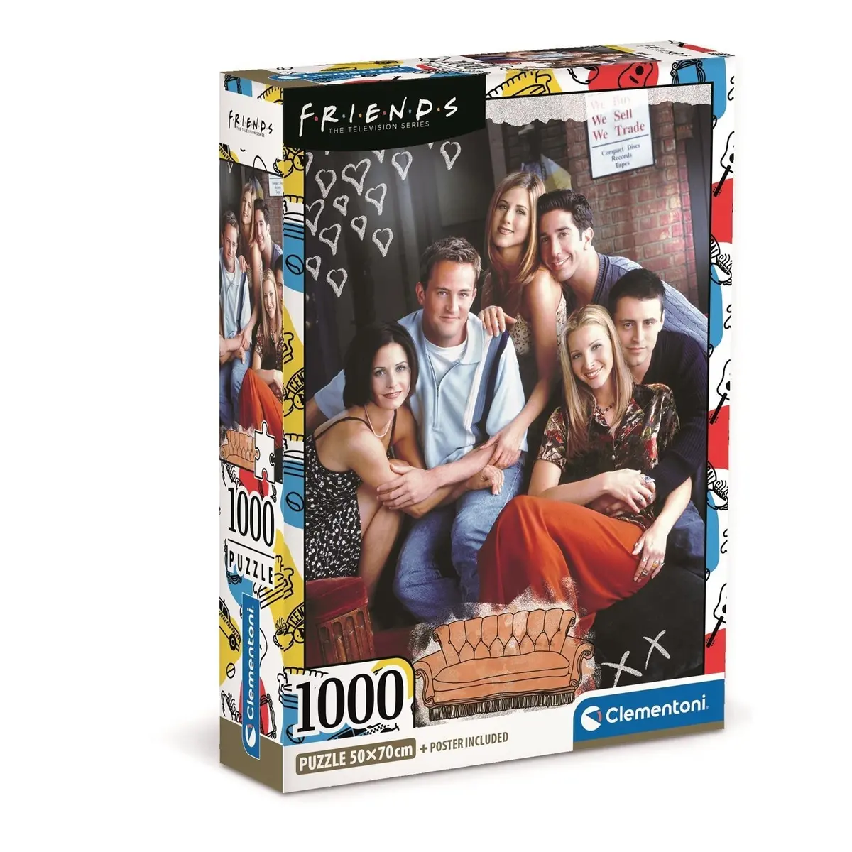 Clementoni Puzzle Friends Poster Included 1,000 Pieces 1